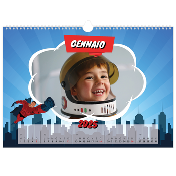 Calendario Fotografico A3 Orizzontale — Fumetti