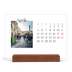 Calendario con supporto in legno orizzontale  — Il mio diario di viaggio [Aprile]