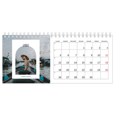 Calendari da tavolo — L'arco aperto [Aprile]