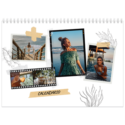 Calendario A4 Doppio — Album ricordi con stile [copertina]