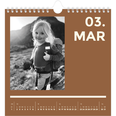 Calendari quadrati — Contemporaneo [Marzo]