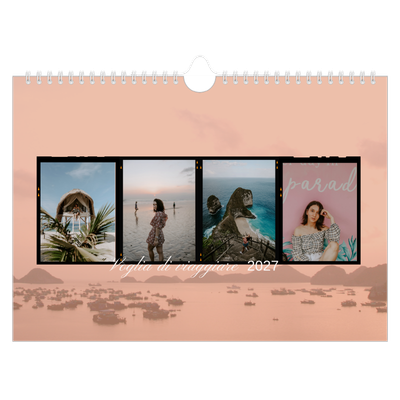 Calendario fotografico A4 — Avventura [copertina]