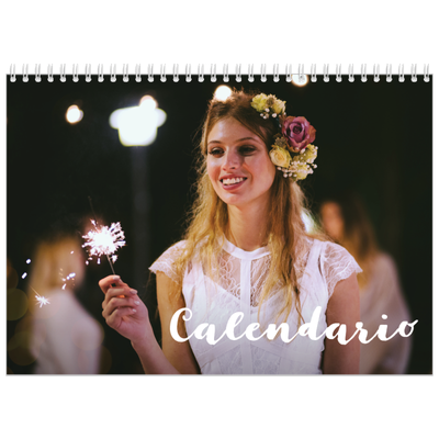 Calendario A4 Doppio — Scrittura semplice [copertina]