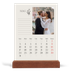 Calendario con supporto in legno verticale  — Iniziali in fiore [copertina]