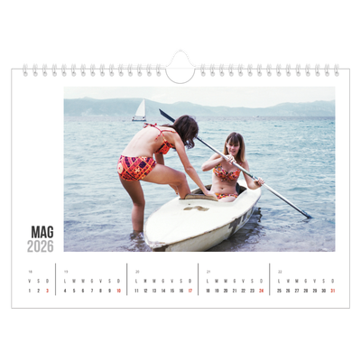 Calendario fotografico A4 — Testo abbreviato [copertina]