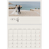 Calendario A4 Doppio — Iniziali in fiore [Gennaio]