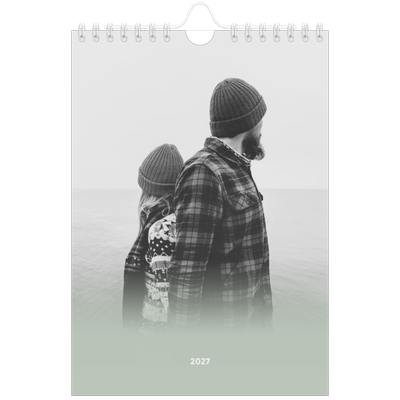 Calendario fotografico A5 — Verde nebbioso [copertina]