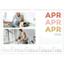 Calendario A3 orizzontale  — Tipo colorato [Aprile]