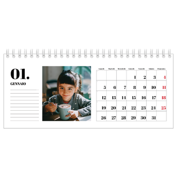 Calendario Fotografico da Tavolo — Serif e momenti