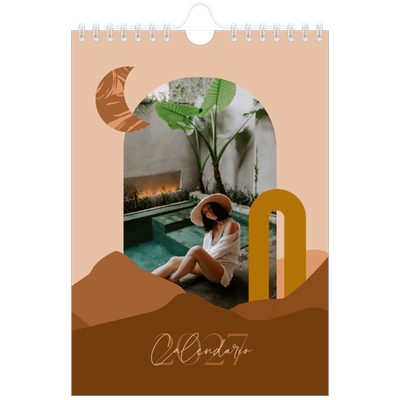 Calendario fotografico A5 — Montagne [copertina]