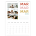 Calendario A3 verticale — Tipo colorato [Marzo]