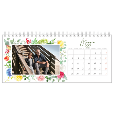 Calendari da tavolo — Fiori tradizionali [copertina]