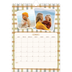 Calendario personalizzato A4 — Fantasia rétro [Gennaio]