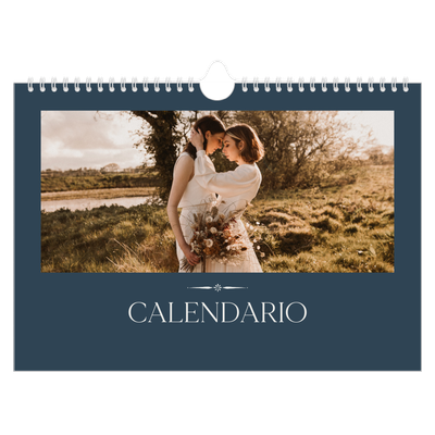 Calendario fotografico A4 — Ardesia e grazie [copertina]
