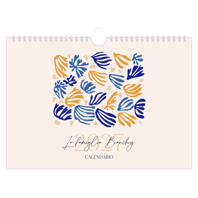 Calendario fotografico A4 — Corallo [copertina]
