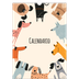 Calendario A3 verticale — Zampette di cane e scarabocchi [copertina]