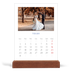 Calendario con supporto in legno verticale  — Classico cobalto [copertina]