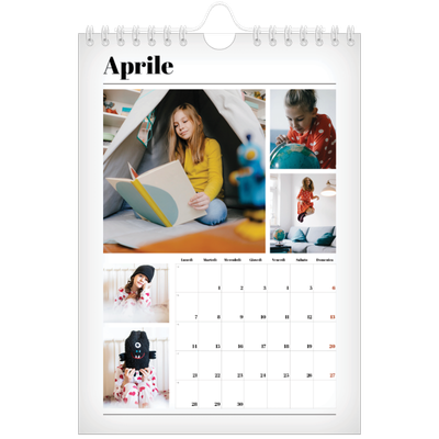 Calendario fotografico A5 — Fresco di stampa [Aprile]