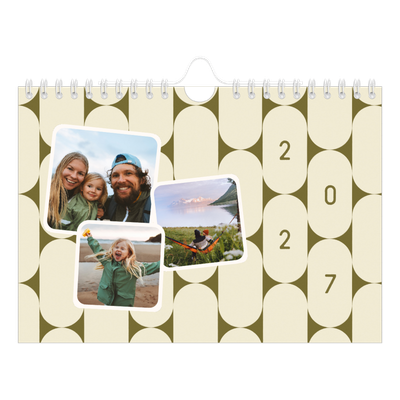 Calendario fotografico A5 — Fantasia rétro [copertina]