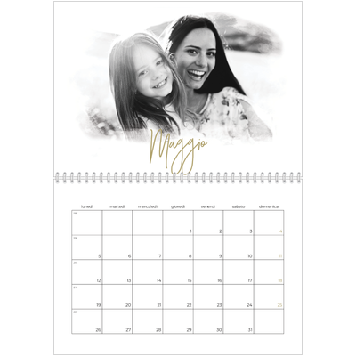 Calendario A4 Doppio — Effetti fotografici [Maggio]