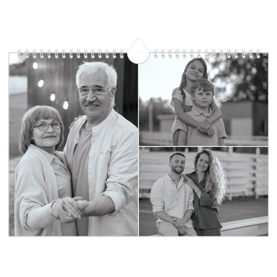 Calendario fotografico A4 — Fuoco [copertina]