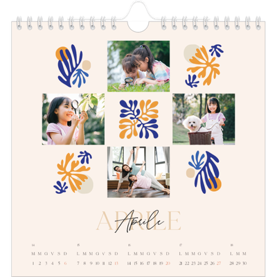 Calendari quadrati — Corallo [copertina]