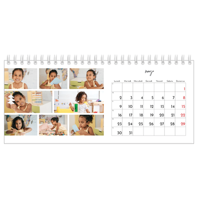 Calendari da tavolo — Disposizioni fotografiche [Marzo]