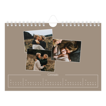 Calendario Fotografico A5 Orizzontale — Ricordi artigianali
