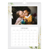 Calendario personalizzato A4 — Spruzzo floreale [Gennaio]