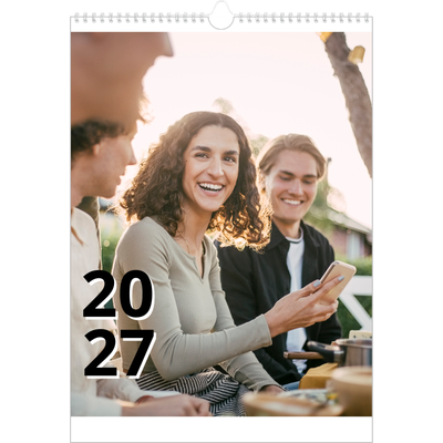 Calendario A3 verticale — Stile lettera [copertina]
