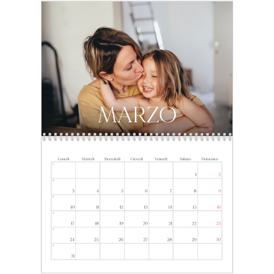 Calendario A4 Doppio — Dodici grandi mesi [Marzo]