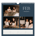 Calendari quadrati — Ardesia e grazie [Febbraio]