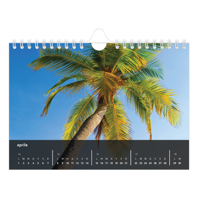 Calendario fotografico A5 — Complementi [Aprile]