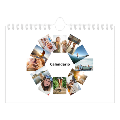 Calendario fotografico A5 — Struttura [copertina]