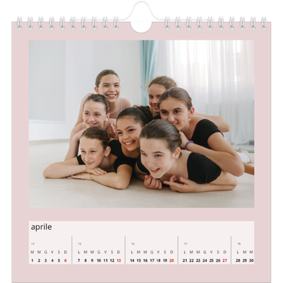 Calendari quadrati — Neo Scandi [Aprile]