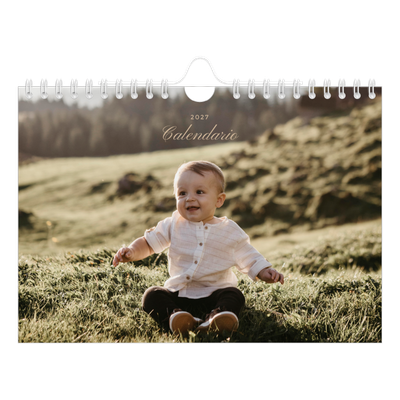 Calendario fotografico A5 — Scatole con strisce fotografiche [copertina]