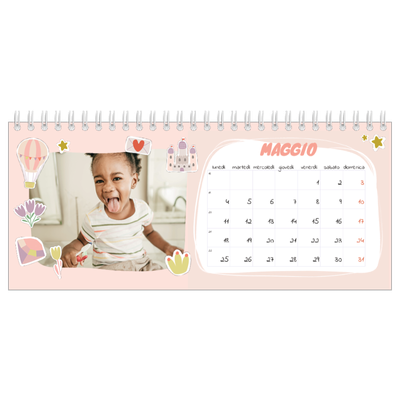 Calendari da tavolo — Unicorno arcobaleno [copertina]