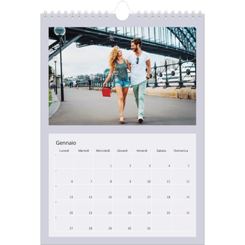 Calendario personalizzato A4 — Colora il mio mondo