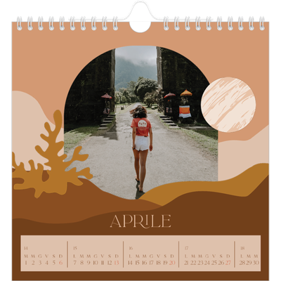 Calendari quadrati — Montagne [Aprile]