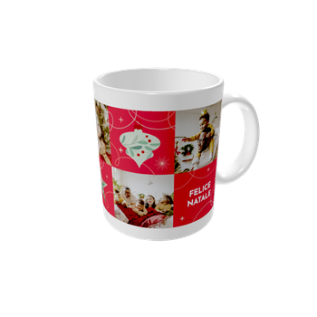 Tazze personalizzate — Natale per tutti - sfondo rosso