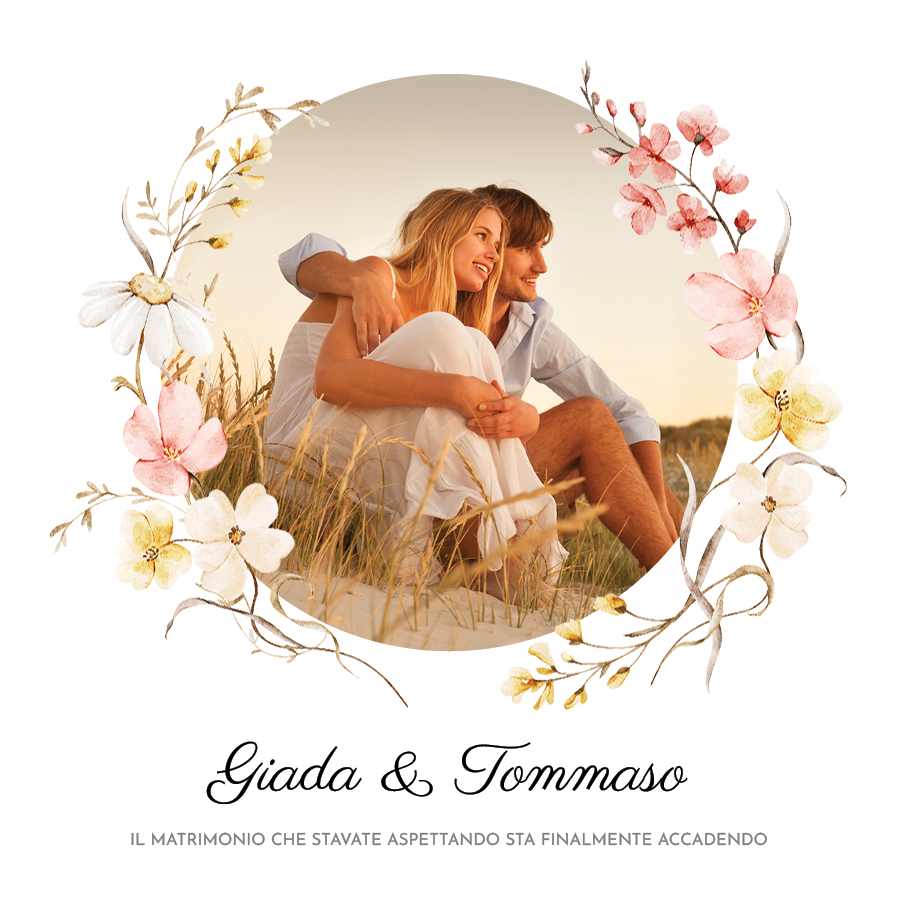 Inviti — Fiori e riflessi