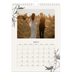 Calendario personalizzato A4 — Inchiostro e edera [Aprile]