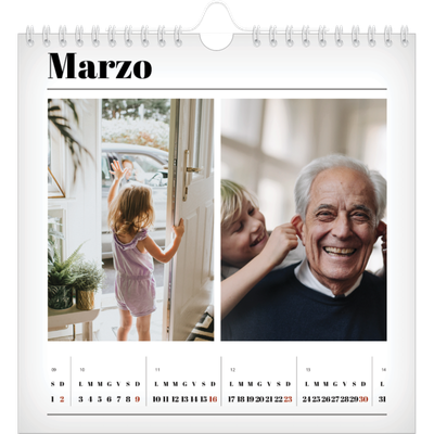 Calendari quadrati — Fresco di stampa [Marzo]