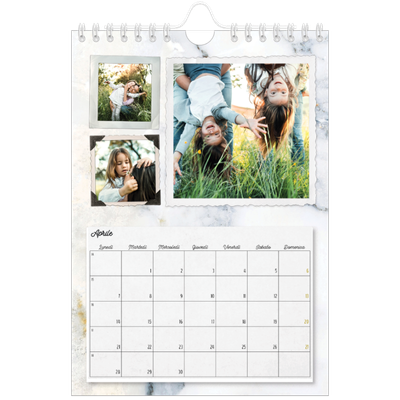 Calendario fotografico A5 — Collezione di immagini [Aprile]