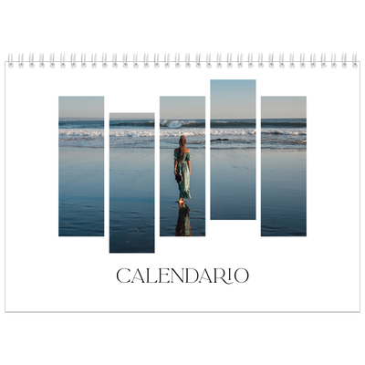 Calendario A4 Doppio — Mosaici di viaggio [copertina]