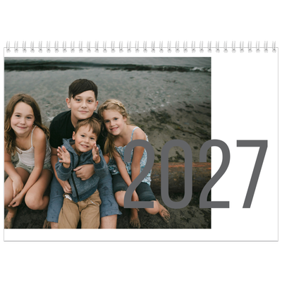 Calendario A4 Doppio — Mesi numerati [copertina]
