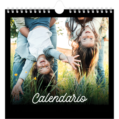 Calendari quadrati — Minimale nero [copertina]