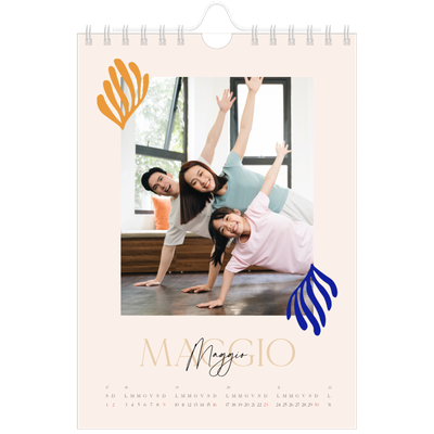 Calendario fotografico A5 — Corallo [Maggio]