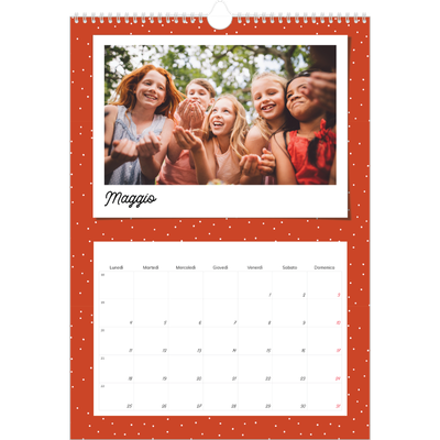 Calendario A3 verticale — Scatti pop di colore [copertina]