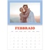 Calendario A4 Doppio — Cornici retrò [Febbraio]